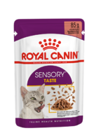 Вологий корм, для котів Sensory™ Taste Chunks in gravy для дорослих котів, що стимулює особливе відчуття смаку котів ( 0.085 кг )
