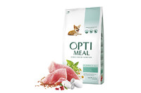 OptiMeal (Оптимил) сухой корм для щенков всех пород с индейкой 12 кг