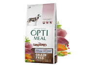 OptiMeal (Оптимил) Беззерновой сухой корм для собак всех пород - утка и овощи 10 кг