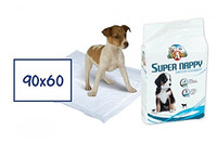 SUPER NAPPY(СУПЕР НАППИ) Пеленки для собак, 10 шт  90Х60 см