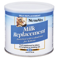 Nutri-Vet Kitten Milk НУТРИ-ВЕТ МОЛОКО ДЛЯ КОТЯТ заменитель кошачьего молока для котят, 170 г