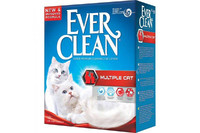 Ever Clean (Эвер Клин) MULTIPLE CAT (ДЛЯ НЕСКОЛЬКИХ КОШЕК С КРИСТАЛАМИ) бентонитовый наполнитель для котов, 10 л