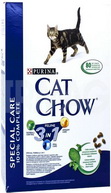 Cat Chow Для кошек 3 в 1: профилактика МКБ, зубного камня, вывод шерсти