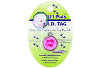 Coastal Lit"l Pals ID Tag брелок для адреса для собак и котов , сердечки розовый.