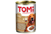 TOMi 3 kinds of poultry 3 ВИДА ПТИЦЫ консервы для собак, влажный корм , 0.4 кг.