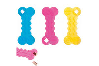 Karlie-Flamingo Good4Fun Bone КАРЛИ-ФЛАМИНГО ГУД ФО ФАН игрушки для лакомств для собак, косточки рельефные яркие, резина , 10 см.