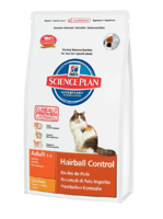 Hills Feline Adult Hairball Control  - для взрослых кошек  для выведения шерсти/с курицей