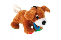 Игрушка для собак TRIXIE - Собака с хвостом, 17 см