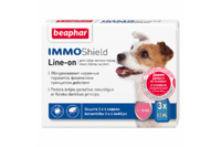 Beaphar Капли IMMO Shield Диметикон Line-on от паразитов для собак средних пород, от 1 до 15 кг