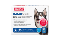 Beaphar Капли IMMO Shield Диметикон Line-on от паразитов для собак средних пород, от 15 до 30 кг