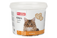 Beaphar Кормовая добавка Kitty's + Taurine-Biotine с биотином и таурином для кошек 750 таб.