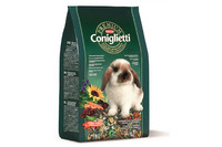 Padovan Комплексный основной корм для декоративных кроликов на всех стадиях жизни Premium coniglietti 500g
