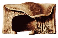 Декорация Природа Грот для черепах угловой маленький 14х16х13 см