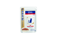 Royal Canin RENAL FELINE with Beef pouches-  полноценная диета для кошек c почечной недостаточностью 0,085г