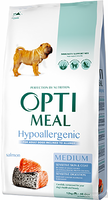 Гипоаллергенный корм для собак средних пород Optimeal Лосось 12 кг