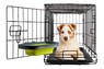 Dexas Collapsible Kennel Bowl Миска складная с креплением для клетки для собак и кошек БОЛЬШАЯ 600 мл(2,5 мерных стакана) голубая.