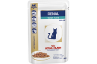 Royal Canin RENAL FELINE with TUNA pouches- почечный  диетический корм с тунцом  для взрослых кошек   0,085 г