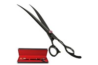 Davis Majutsu Titanium Curved ДЭВИС МАЙЖИТЦУ ТИТАНИУМ ножницы изогнутые для стрижки собак,  10", 25,4 см