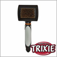 TRIXIE TX-24141 Щетка-пуходерка мягкая с пластиковой щетиной TRIXIE