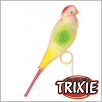 TRIXIE TX-5312 Пластиковый попугай для жёрдочки TRIXIE 15см