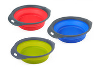 Dexas Collapsible Pet Bowl Инновационная миска для кормления малая  (3 мерных стакана) зеленая  720мл