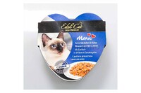 Edel Cat heart k  Влажный корм для кошек  с рыбой в деликатном томатном желе 85 гр.