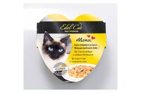 Edel Cat heart k Влажный корм для кошек три вида птицы в тыквенном соусе 85 гр.