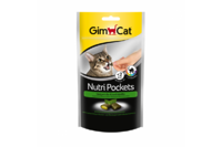 Подушечки Gimcat NutriPockets с кошачьей мятой и мультивитаминами