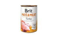 Brit Pate & Meat Dog k 400 g для взрослых собак с индейкой